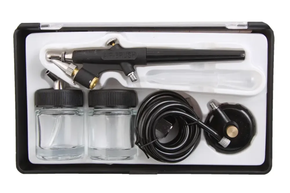 Аерограф мінімізований з нижнім скляним бачком Intertool Вінниця - фото 2