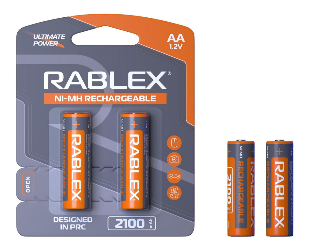 Аккумулятор Rablex HR6/AA Ni-MH 2100mAh 1.2V 1 шт. Днепр - изображение 1
