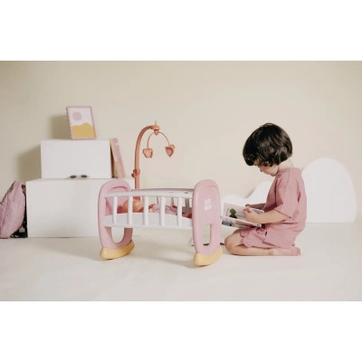 Игровой набор Smoby Колыбель Беби Ньорс. Терракотовая пудра с мобилем, 18 мес (7600220390) Винница - изображение 10