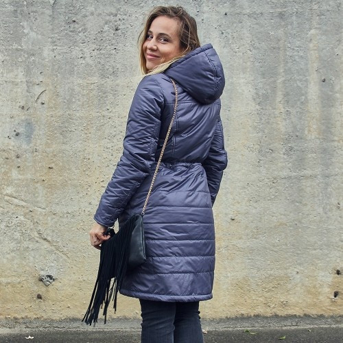 Зимняя куртка для беременных 2 в 1-сиреневая (Размер только XS) Киев - изображение 3