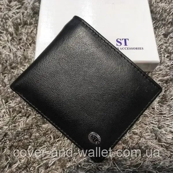 Чоловічий шкіряний гаманець на магнітах без застібки ST 4 Київ - фото 2