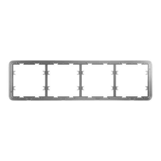 Рамка Ajax Frame (4 seats) для чотирьох розеток або вимикачів Київ