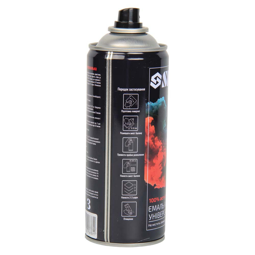 Эмаль аэрозольная акриловая 400мл RAL 8017 темно-коричневый глянец SIGMA (2736761) Киев - изображение 3