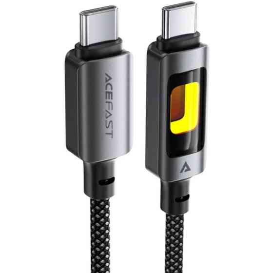 Кабель USB 2.0 Type-C M-M, 1.2 м 60W C21-03 Black Acefast Вінниця