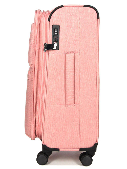 Чемодан тканевый AIRTEX 828 средний 4 колеса розовый Киев - изображение 4