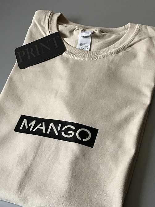 Жіноча футболка 100% бавовна — MANGO XS, Чорний Чернівці - фото 1