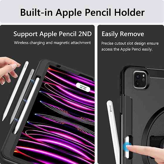 Фирменный, прочный защитный противоударный чехол Miesherk для Apple iPad Pro 12.9 2022/2021 Днепр