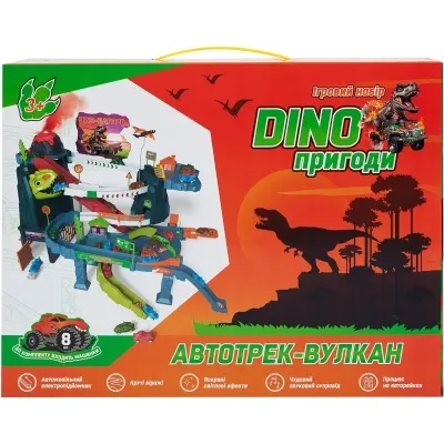 Ігровий набір ZIPP Toys Dino автотрек-вулкан електричний, 8 машинок (5505A) Вінниця - фото 7