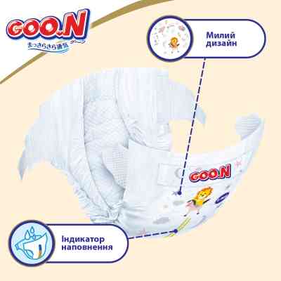 Подгузники GOO.N Premium Soft 9-14 кг Размер 4 L На липучках 52 шт (F1010101-155) Винница