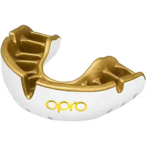 Капа OPRO Gold доросла (вік 11+)  White/Gold (art.102504005) Луцк