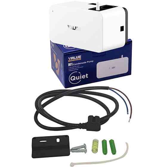 Дренажний насос VALUE M1 для кондиціонера — малошумна міні-помпа для відведення конденсату, продуктивність 40 л/год Київ