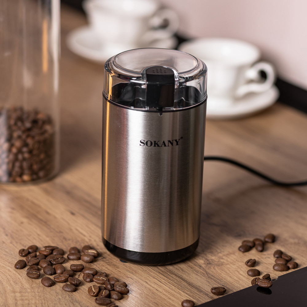 Кофемолка електрична Sokany SK-04014 для дрібного помолу Київ - фото 5