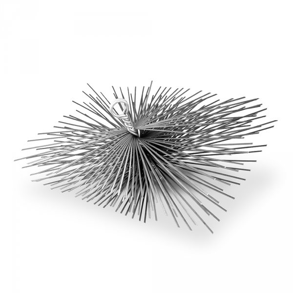 Жорсткий йоржик "SzczotPol" для чистки комину прямокутний 120х140мм зі стальних пружних пластинок Киев - изображение 1