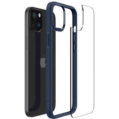 Чохол до мобільного телефона Spigen Apple iPhone 15 Ultra Hybrid Navy Blue (ACS06801) Вінниця - фото 2