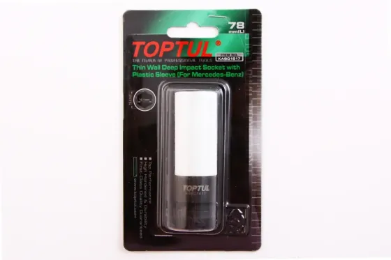 Головка 1/2 6-г. для шиномонтажна ударна 17 мм з захисною втулкою Toptul (Mercedes) Вінниця