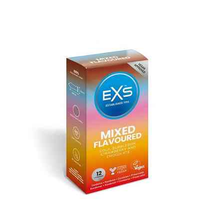 Презервативы 12 SZT. EXS MIX FLAVOURED Sex Aura Киев