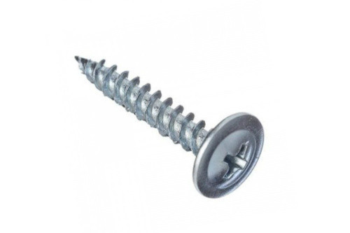 Саморез с пресс-шайбой 4,2*51 острый цинк белый (ящ. 2000шт) APRO Ровно - изображение 1