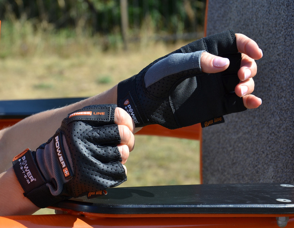 Рукавички для фітнесу Power System PS-2500 Power Plus Black/Grey L Луцьк - фото 9