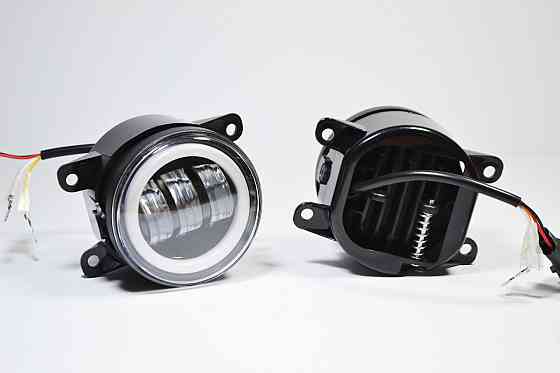 Фара діодна протитуманна N 3,5" (Bi) W/Y 45W+45W неоновий обідок W/Y. (к-т 2шт) Фари діодні туманки Харків