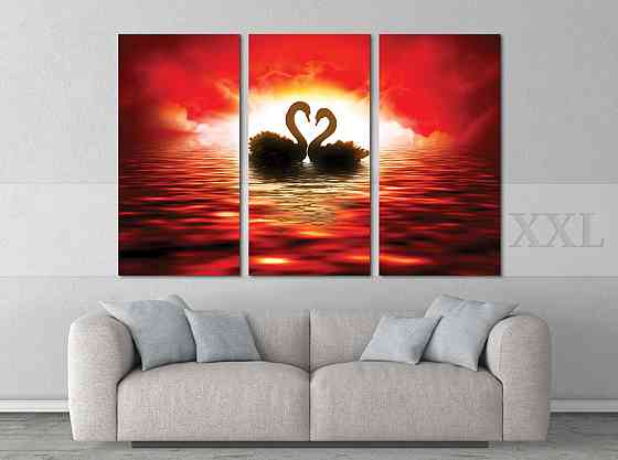 Модульна картина Лебеді Art-122_XXL Київ