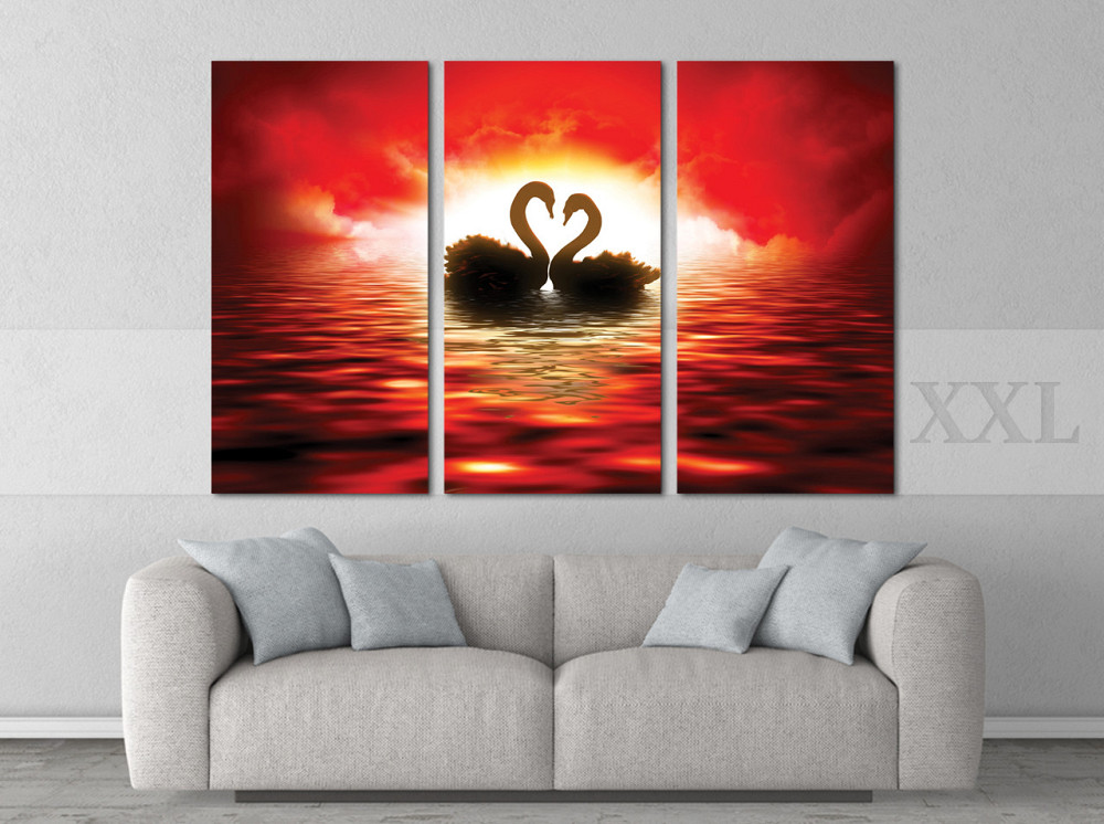 Модульная картина Пара Лебедей Art-122_XXL Киев - изображение 2