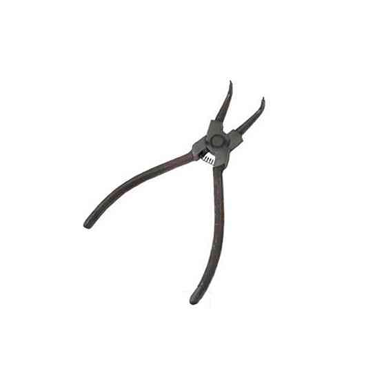 Щипцы для снятия и установки стопорных колец 150 мм, изогнутые на сжим Мукачево