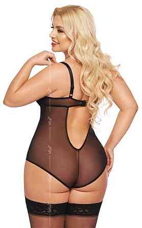 Боді - Amanda, black - 2XL Sex Aura Київ