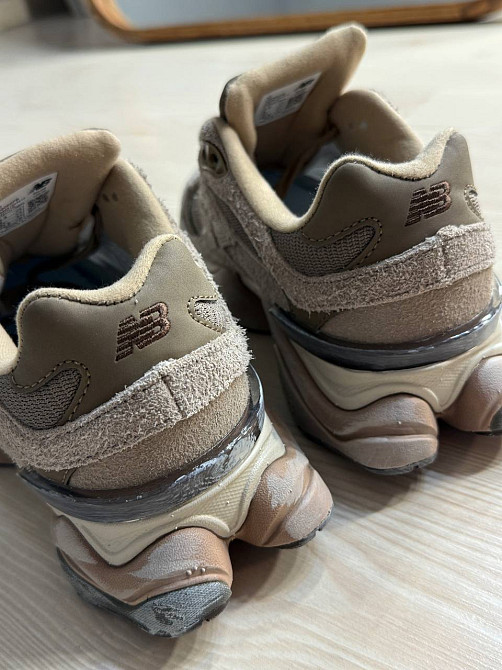 Кросівки жіночі і чоловічі NB 9060-3 замша з сіткою потерті унісекс бежеві, 41, 25,5 см Київ - фото 17