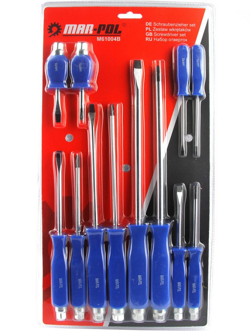 Набор многофункциональных слесарных отверток 12 элементов Mar-Pol (M61004B) Нововолынск - изображение 5
