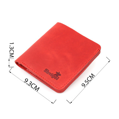 Портмоне Shvigel Кожаное Красное (16602) Винница - изображение 7