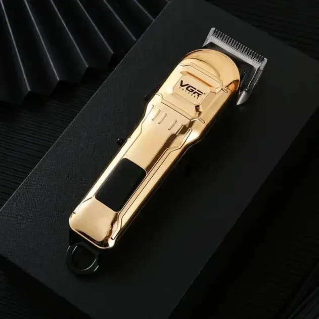 Аккумуляторная машинка для стрижки волос VGR V-268 с LED-дисплеем и сменными насадками 0,8–13 мм Одесса - изображение 5