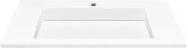 Раковина  Cristalstone Linea Ideal 90X45Cm Biały Satynowy Mat (U900MCOLCCR) Киев - изображение 1