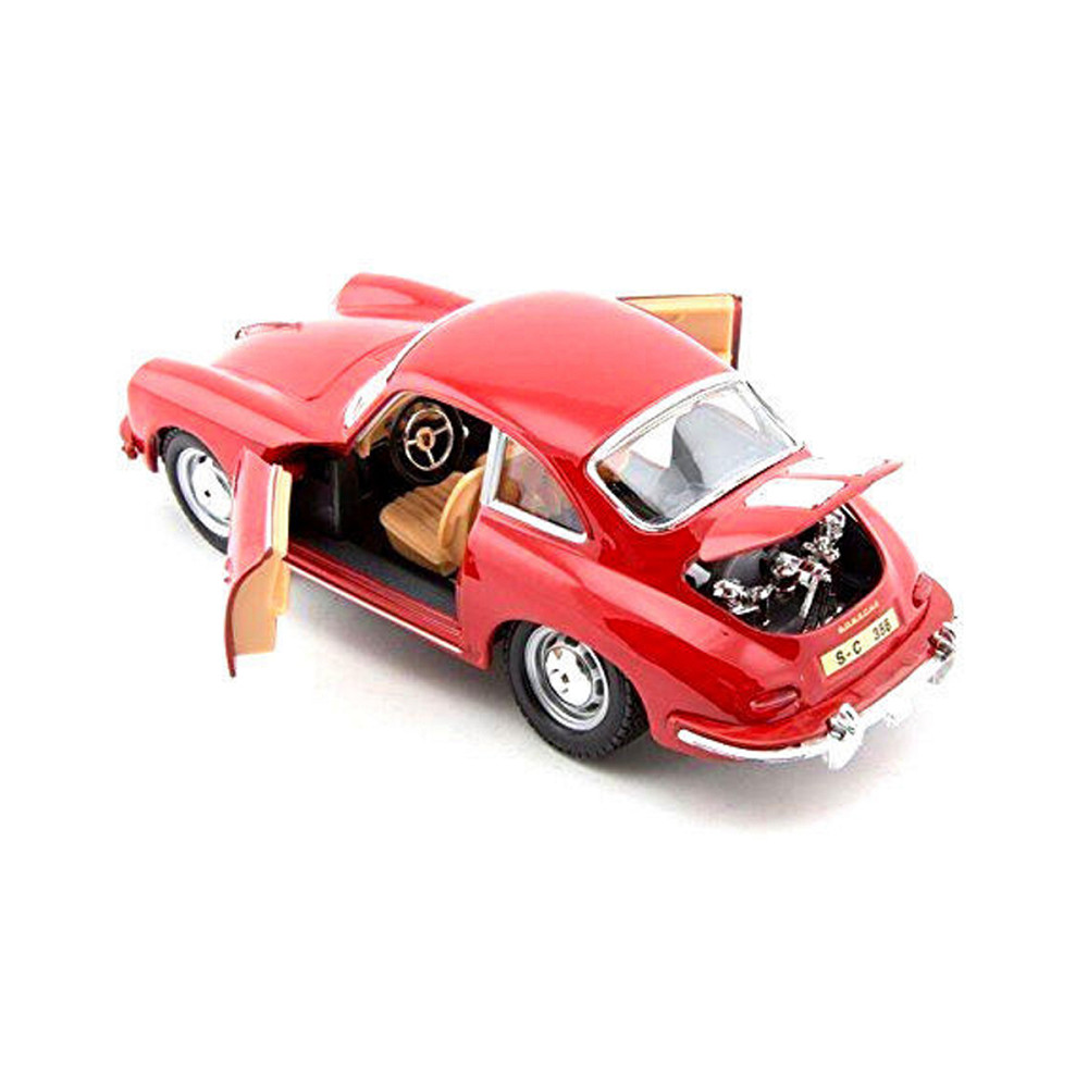 Автомодель - Porsche 356B (1961) (асорті слонова кістка, червоний, 1:24) Днепр - изображение 7