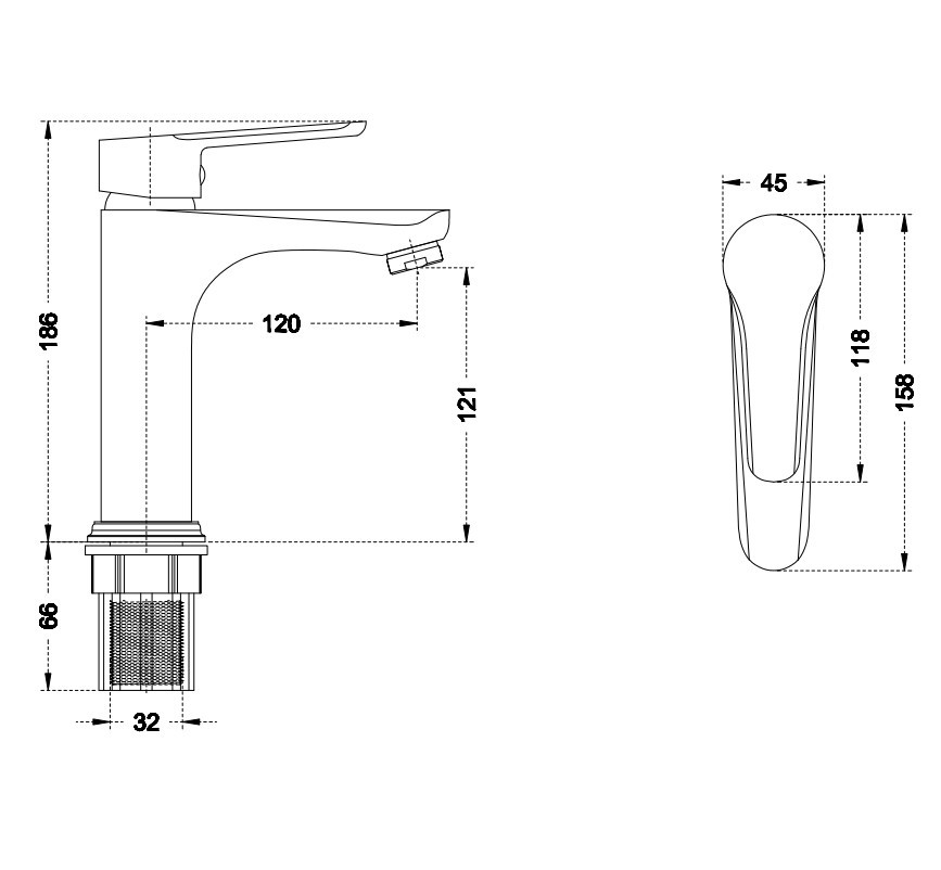 Смеситель для умывальника Mixxus Premium LAGUNA 001 NUT MI6824 Харьков - изображение 2