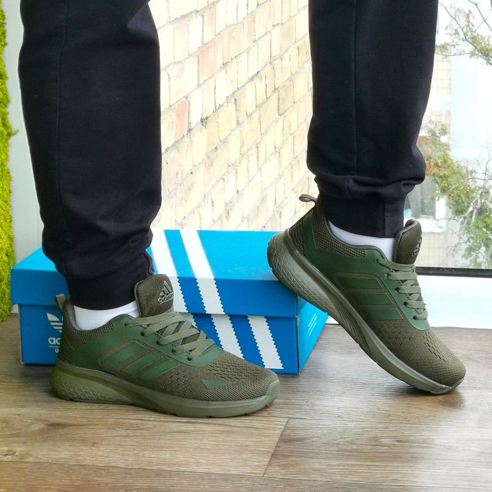 Кросівки Adidas Зелені Адідас BOOST Колір Хакі Жіночі Чоловічі (розміри: 36,37,38,39,40) Дніпро - фото 10