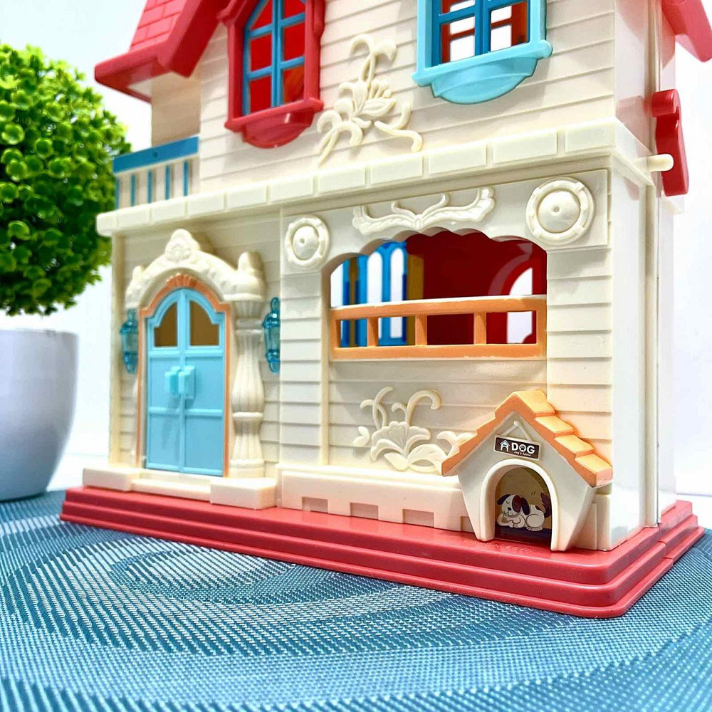 Іграшковий будиночок Limo Toy для ляльок 48х31 см фігурки меблі машина (WD-932C) Чернігів - фото 7