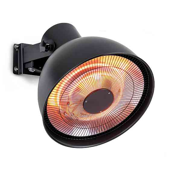 Інфрачервоний нагрівач для патіо Heatbell Wall Smart IPX4 800/1200/2000W Outdoor Black (Німеччина, читати Рівне