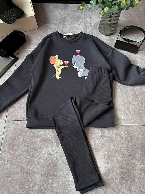 Женский трендовый зимний костюм Графит, 42/44 Одесса - изображение 7