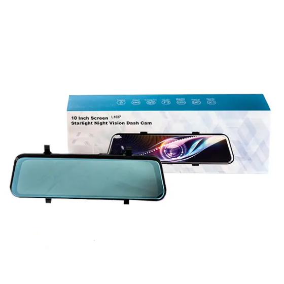 Зеркало с видеорегистратором L1027 10'' (2 камеры) touch AHD Винница