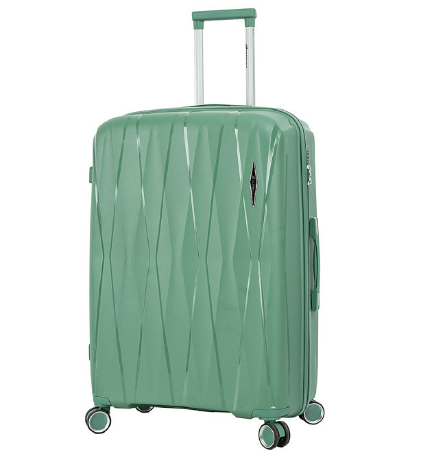 Валіза поліпропіленова MADISSON 51103 велика 77 см зелена Київ - фото 12