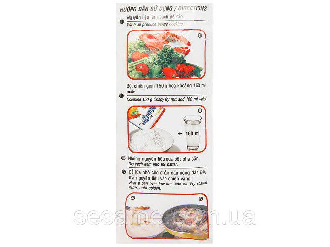 Мука мікс для панірування та фритюру Tai Ky Red Crispy Fried Powder 150g Харків - фото 5