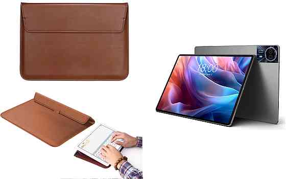 Чехол-конверт VitoCase для Teclast T65 Max, с функцией подставки для планшета Коричневый Киев