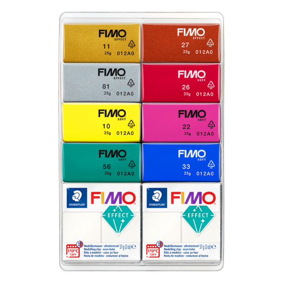 Набор пластики “Effect Mixing Mica Colours“ 8х25гp 2х57гр Fimo Киев