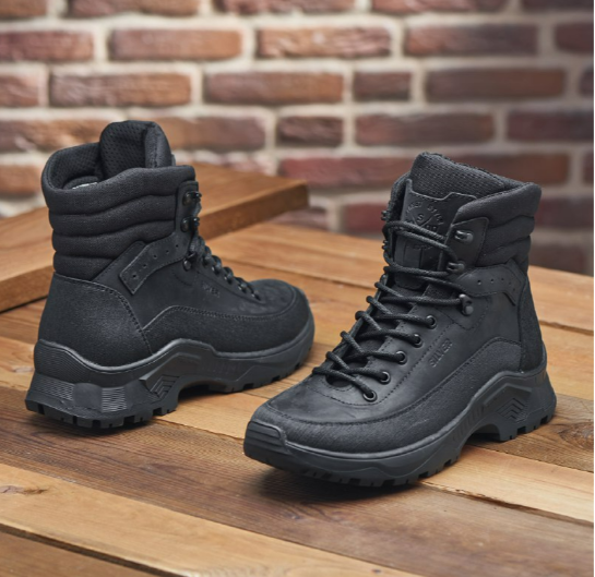 Берцы зимние (теплые).Непромокаемые . Б 4-черные Военные ВСУ. 38(25.5см) Харьков - изображение 1