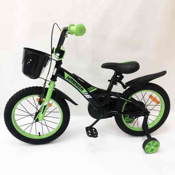 Дитячий велосипед з додатковими колесами Hammer, Двоколісний велосипед з додатковими колесами ON-19 Івано-Франківськ