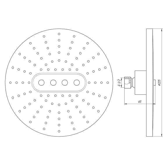 Душова лійка Globus Lux SD07A Київ