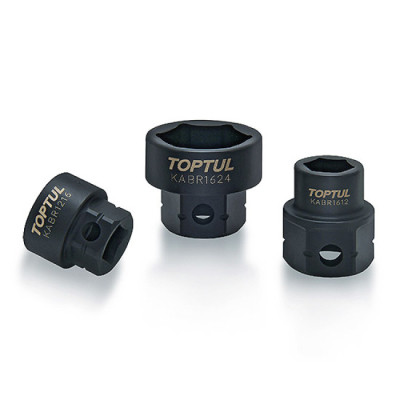 Набір головок Toptul ударних низькопрофільних з 6-гр. хвостовиком (GDBU1402) Вінниця - фото 2