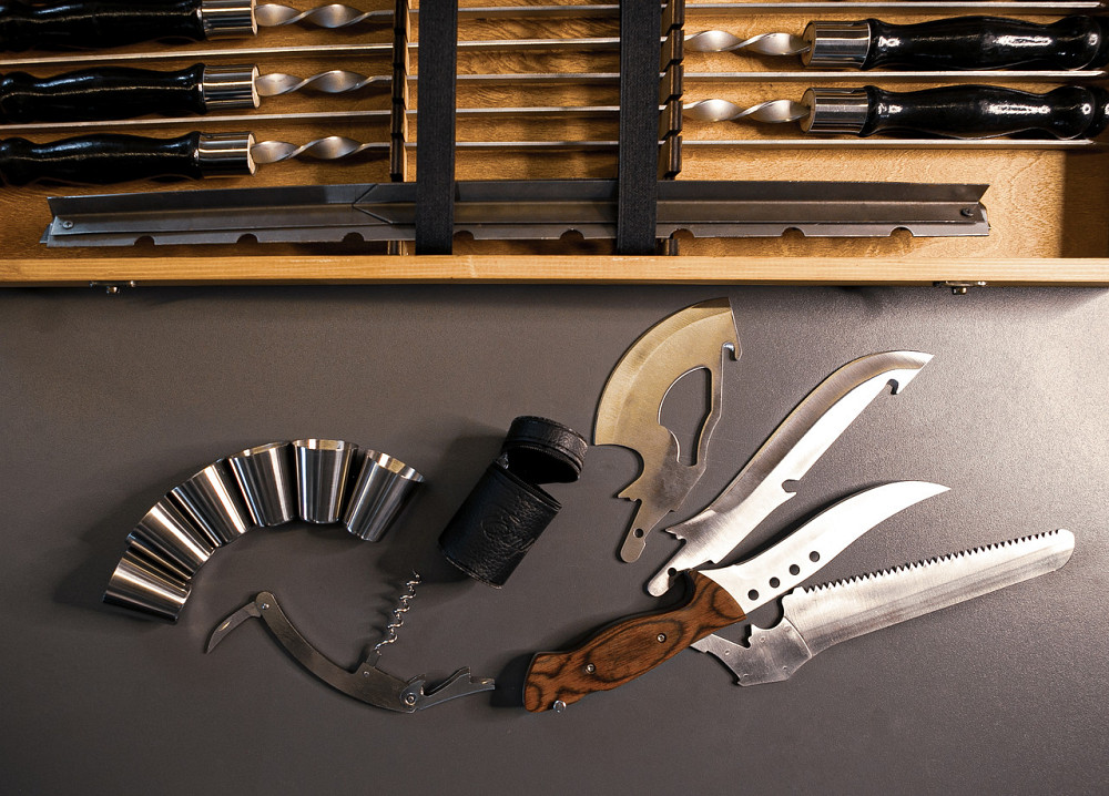 Шампури подарункові набір бокс для пікніка гриля та барбекю Оригінальні Віп подарунки на день народження татові, хлопцю, Тернопіль - фото 4