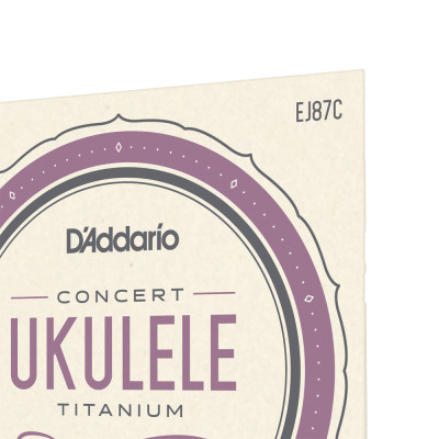 Струни для гітари D'Addario Titanium Ukulele Concert (EJ87C) Вінниця - фото 4