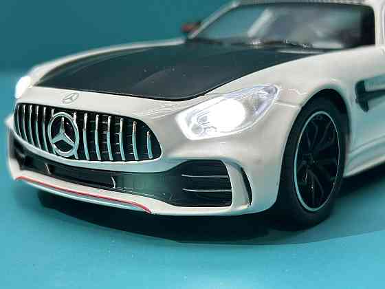 Машина Автосвит Mercedes SL-class инерционная открываются двери капот багажник 20см Черно-белая (AP-1840) Чернігів